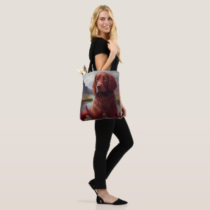 Irish Red on a Paddle: A Scenic Adventure Tote Bag