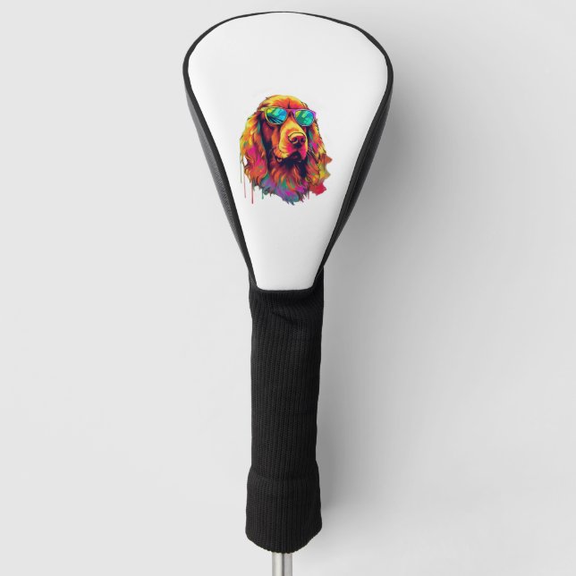 Irish Red Setter Dog Dog Breed for a Irish Red Golf Head Cover (Front)