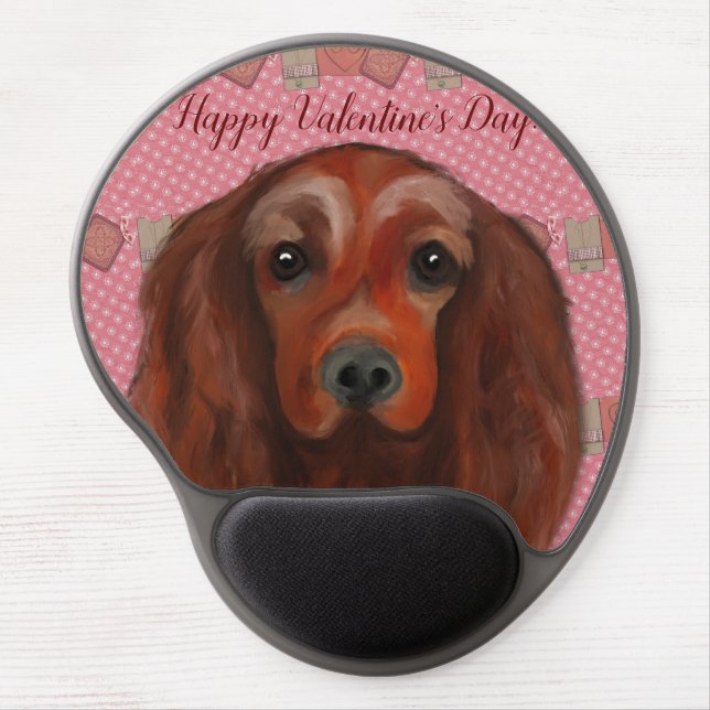 Irish Red Setter       Gel Mouse Pad (Front)