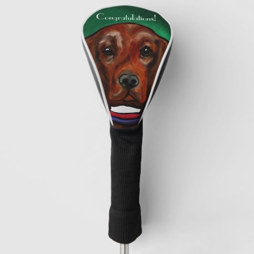 Irish Red Setter     Golf Head Cover