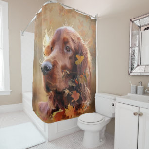 Irish Red Setter, Irish Setter Shower Curtain
