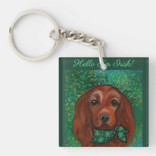 Irish Red Setter      Keychain