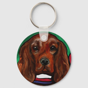 Irish Red Setter  Keychain