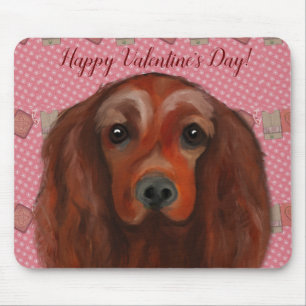 Irish Red Setter Mouse Pad