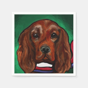 Irish Red Setter    Napkins