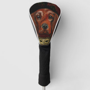 Irish Red Setter Postcard Golf Head Cover