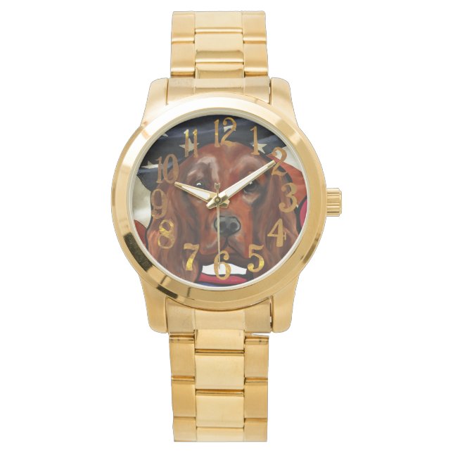 Irish Red Setter    Watch (Front)