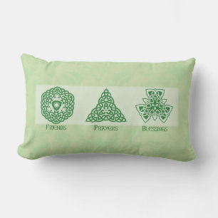 Irish Religious Friends Prayers and Blessings Lumbar Pillow