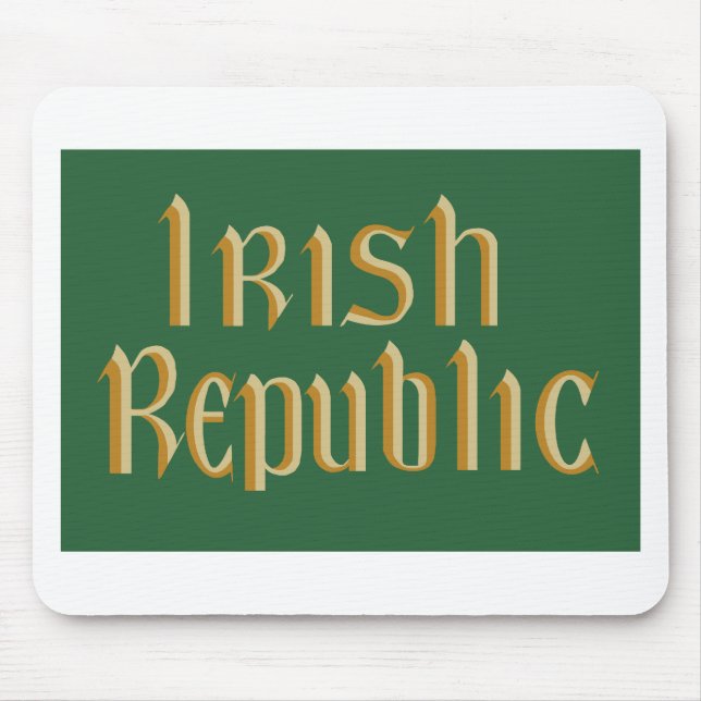 Irish Republic Flag Mouse Pad (Front)