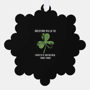 Irish Republican Bobby Sands Ireland Freedom T-Shi Ornament Card