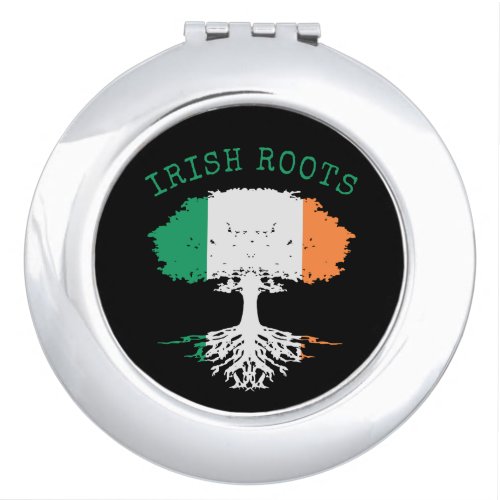 Irish Roots Family Tree  Compact Mirror