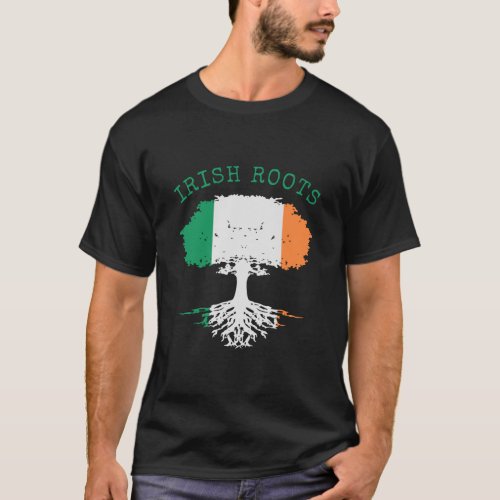 Irish Roots Family Tree T_Shirt