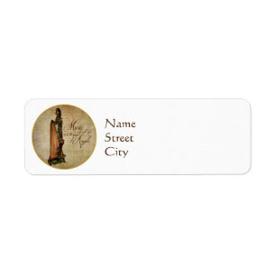 Irish Rose Harp Return Address Labels