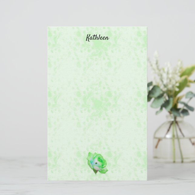 Irish Rose Stationery (Standing Front)