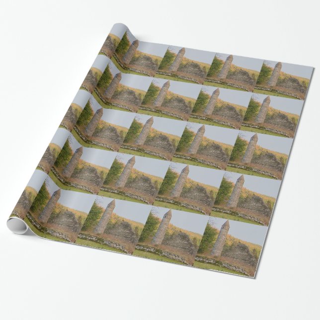 Irish Round Towers over 1,000 years old Wrapping Paper (Unrolled)