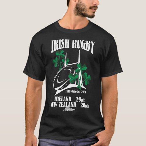 Irish Rugby Ireland v New Zealand All Blacks 2022 T_Shirt