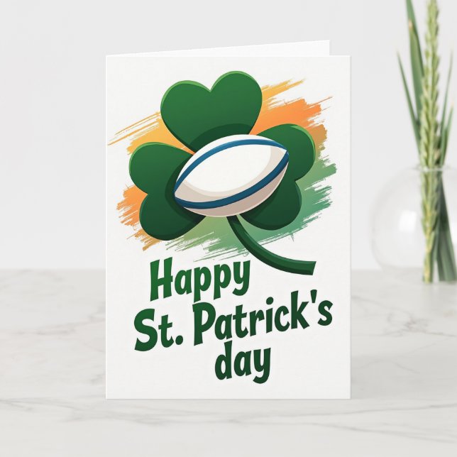 Irish Rugby Joy Card (Front)
