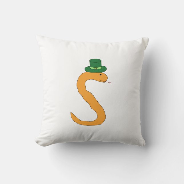 Irish S Snakes pillow (Front)