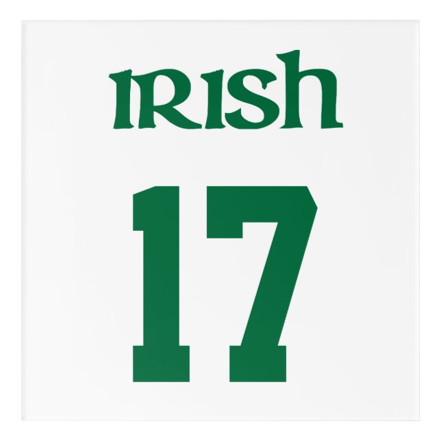Irish Saint Patrick's day Acrylic Print (Front)
