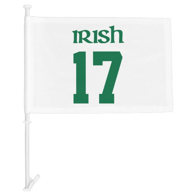 Irish Saint Patrick's day Car Flag (Front)