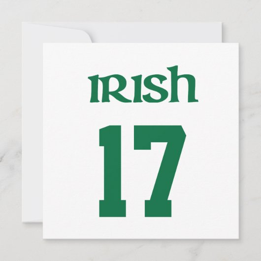Irish Saint Patrick's day Sport (Front)