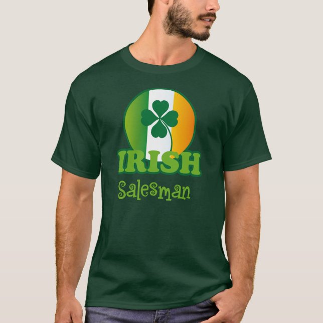 Irish Salesman Gift T-Shirt (Front)