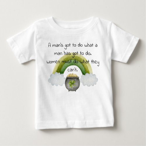 Irish saying baby t_shirt