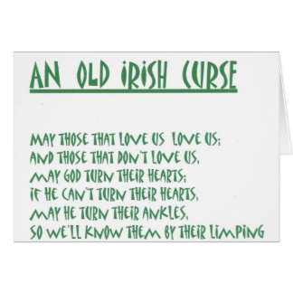 irish saying cards
