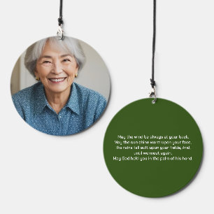Irish Saying Photo Memorial Personalized Custom Wind Chime