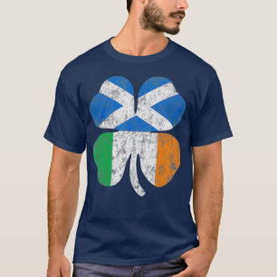 Irish Scottish Flag Ireland Scotland St Patricks T-Shirt