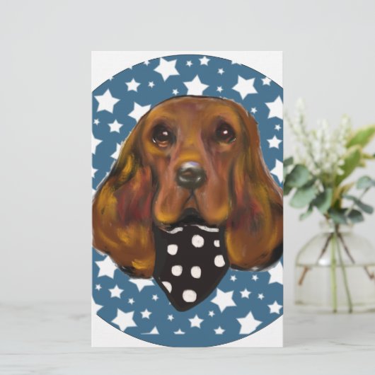 IRISH SETTER (Standing Front)