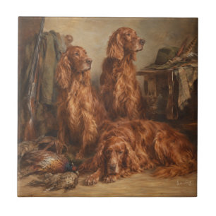 Irish Setter ,Art Ceramic Tile