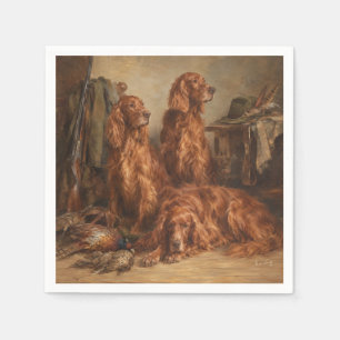 Irish Setter ,Art Napkins