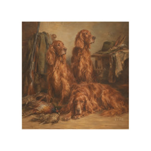 Irish Setter ,Art Wood Wall Art