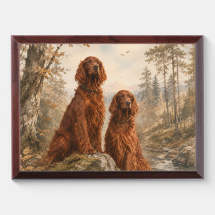 Irish Setter Award Plaque