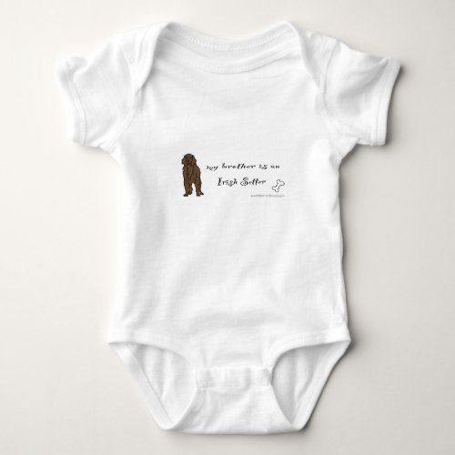 irish setter baby bodysuit