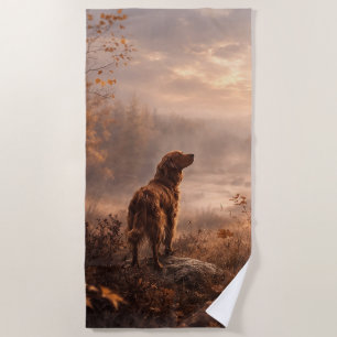 Irish Setter Beach Towel