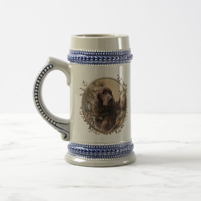  Irish  Setter Beer Stein (Left)