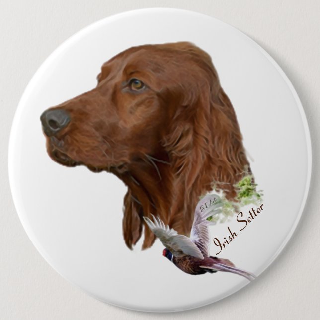 Irish Setter Button (Front)