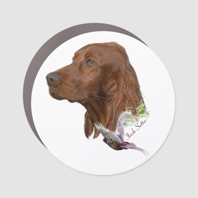 Irish Setter   Car Magnet (Front)