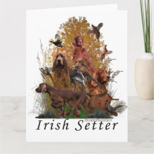 Irish Setter Card
