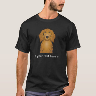 Irish Setter Cartoon Personalized T-Shirt