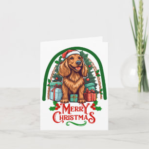 Irish-setter Christmas Card