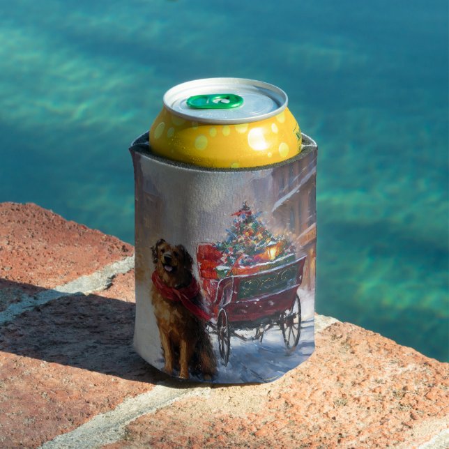 Irish Setter Christmas Festive Season  Can Cooler (In Situ Pool)