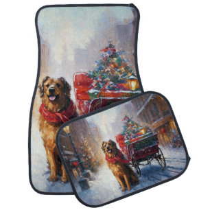 Irish Setter Christmas Festive Season  Car Floor Mat