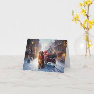 Irish Setter Christmas Festive Season Card