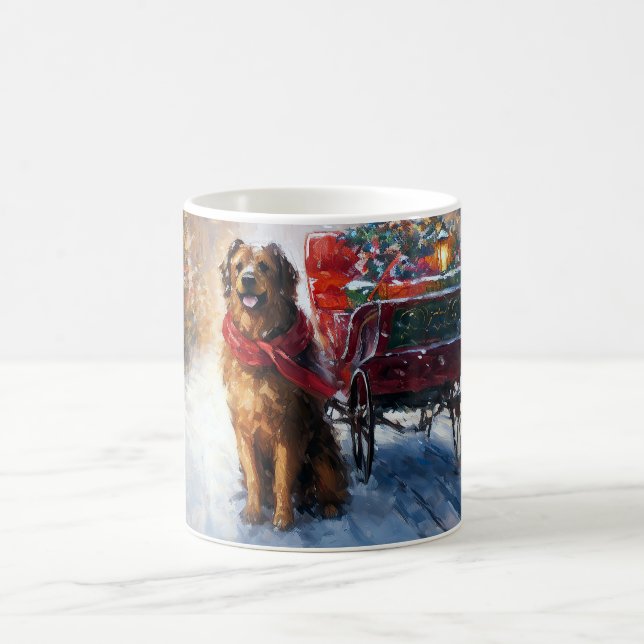 Irish Setter Christmas Festive Season  Coffee Mug (Center)