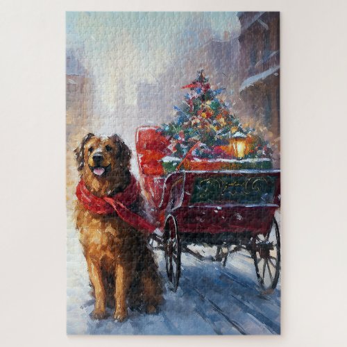 Irish Setter Christmas Festive Season  Jigsaw Puzzle