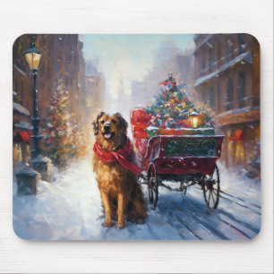 Irish Setter Christmas Festive Season Mouse Pad
