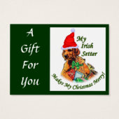 Irish Setter Christmas Gifts (Back)